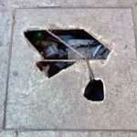 Hole in Puerto Vallarta street.