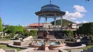 The town Plaza.