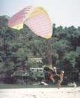 Paraglider in Yelapa.