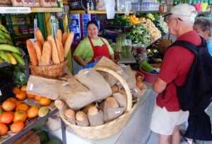 Norma at Baca's Fruteria, Puerto Vallarta.